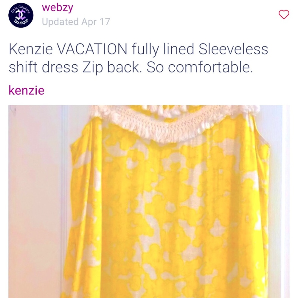 Kenzie Bright Yellow Sleeveless Dress